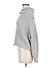 Express Metallic Silver Turtleneck Sweater Size M - photo 5