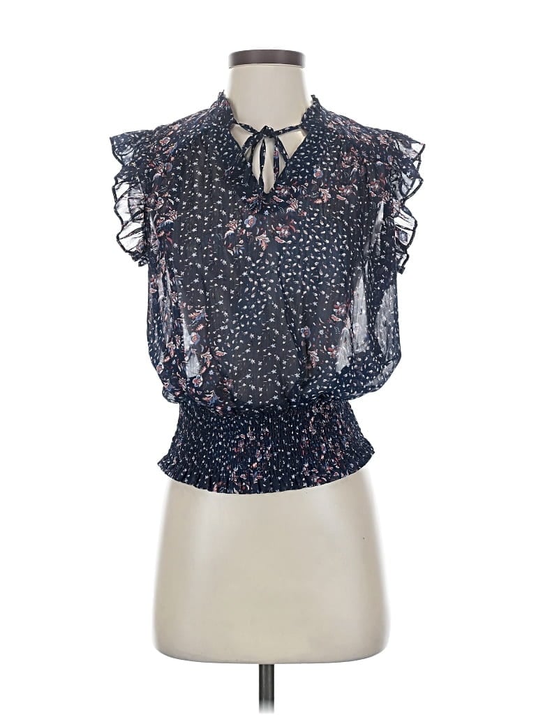 Pre-owned J By Joie Sleeveless Blouse In Blue