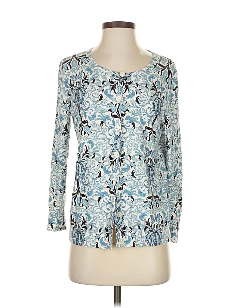 Pre-owned Ann Taylor Loft Pullover Sweater In Blue