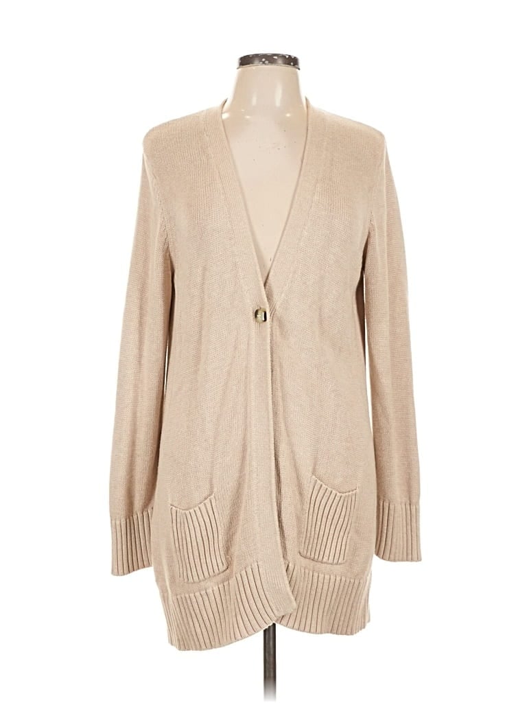 Pre-owned Chico's Cardigan Sweater In Brown