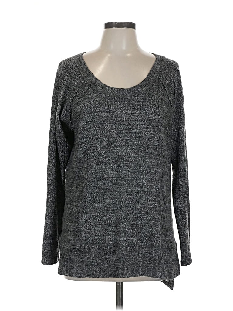Pre-owned Chelsea & Theodore Pullover Sweater In Gray