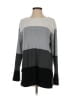 Vince Camuto Color Block Gray Pullover Sweater Size S - photo 1