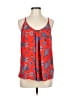 Lucy & Laurel 100% Polyester Red Sleeveless Blouse Size M - photo 1
