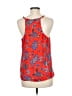 Lucy & Laurel 100% Polyester Red Sleeveless Blouse Size M - photo 2