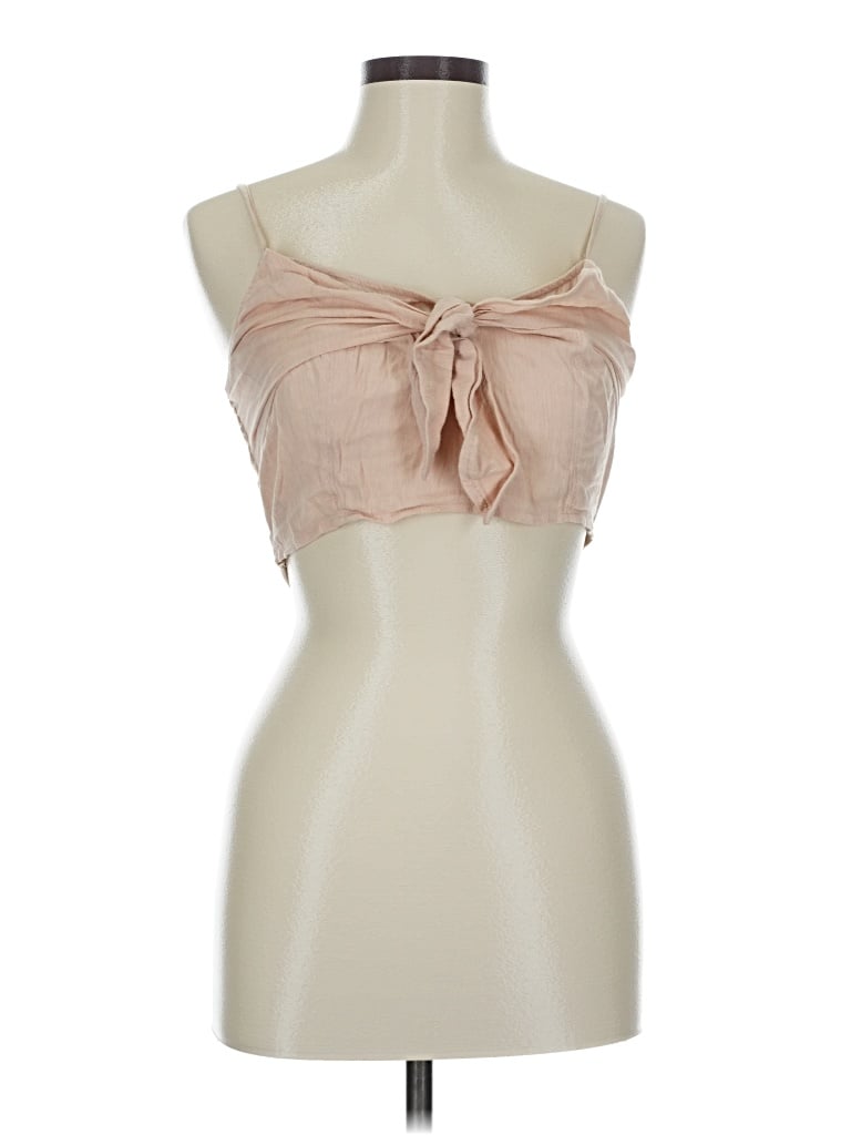 Pre-owned Aerie Sleeveless Blouse In Brown