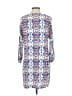 Ella Moss 100% Rayon Print Blue Casual Dress Size S - photo 2