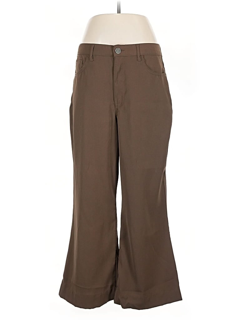 Pre-owned Dictionary Khaki Pant In Brown