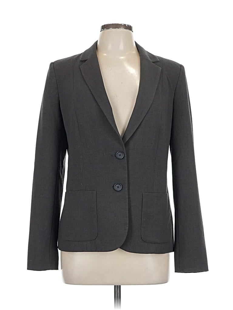 Pre-owned Anne Klein Blazer Jacket In Gray