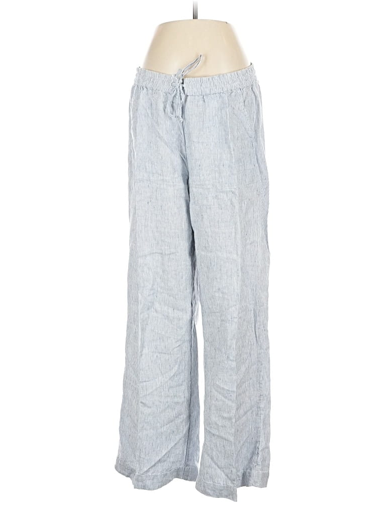 Pre-owned Chico's Linen Pants In Blue