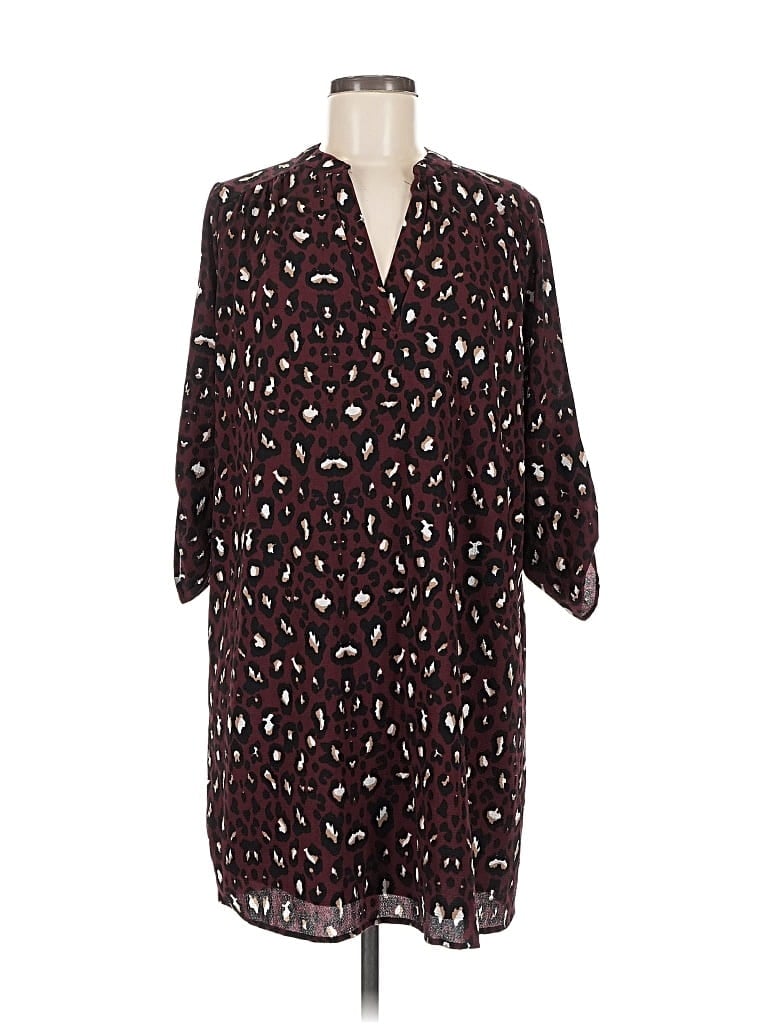 Pre-owned Entro Casual Dress In Burgundy