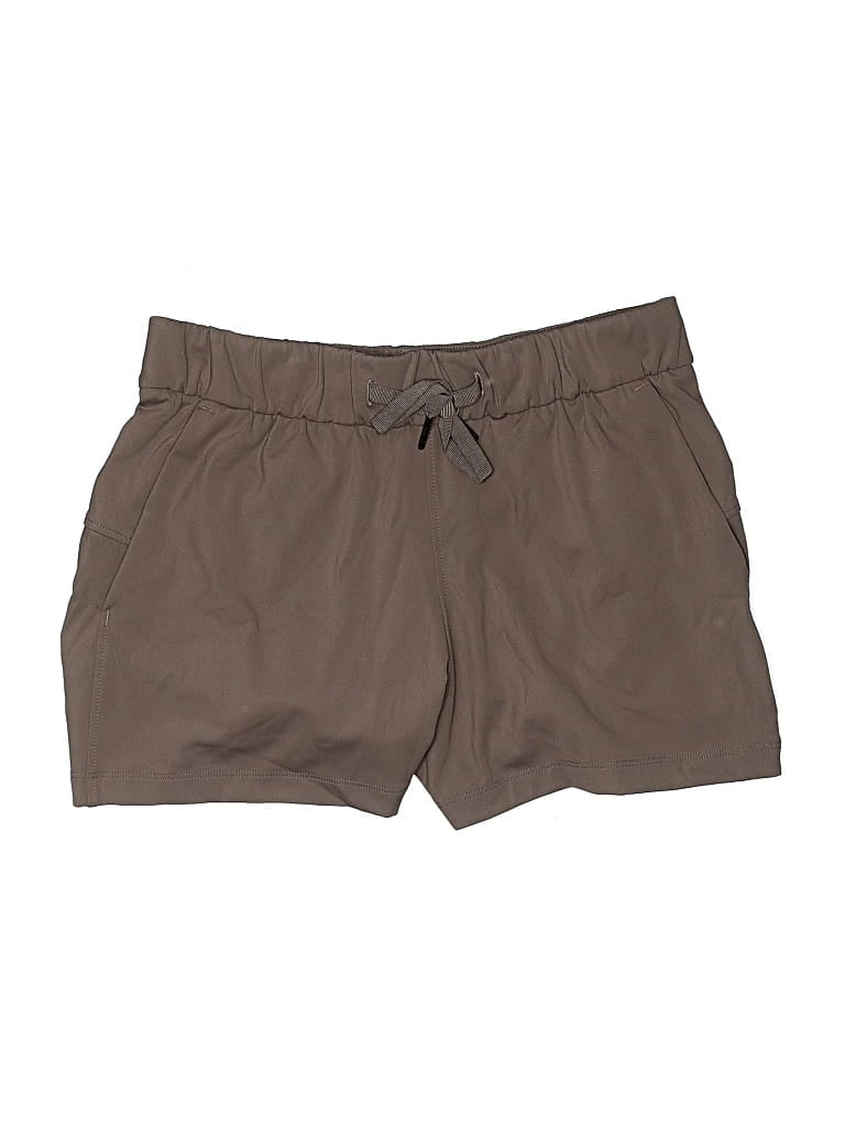 Pre-owned Crz Yoga Khaki Shorts In Brown