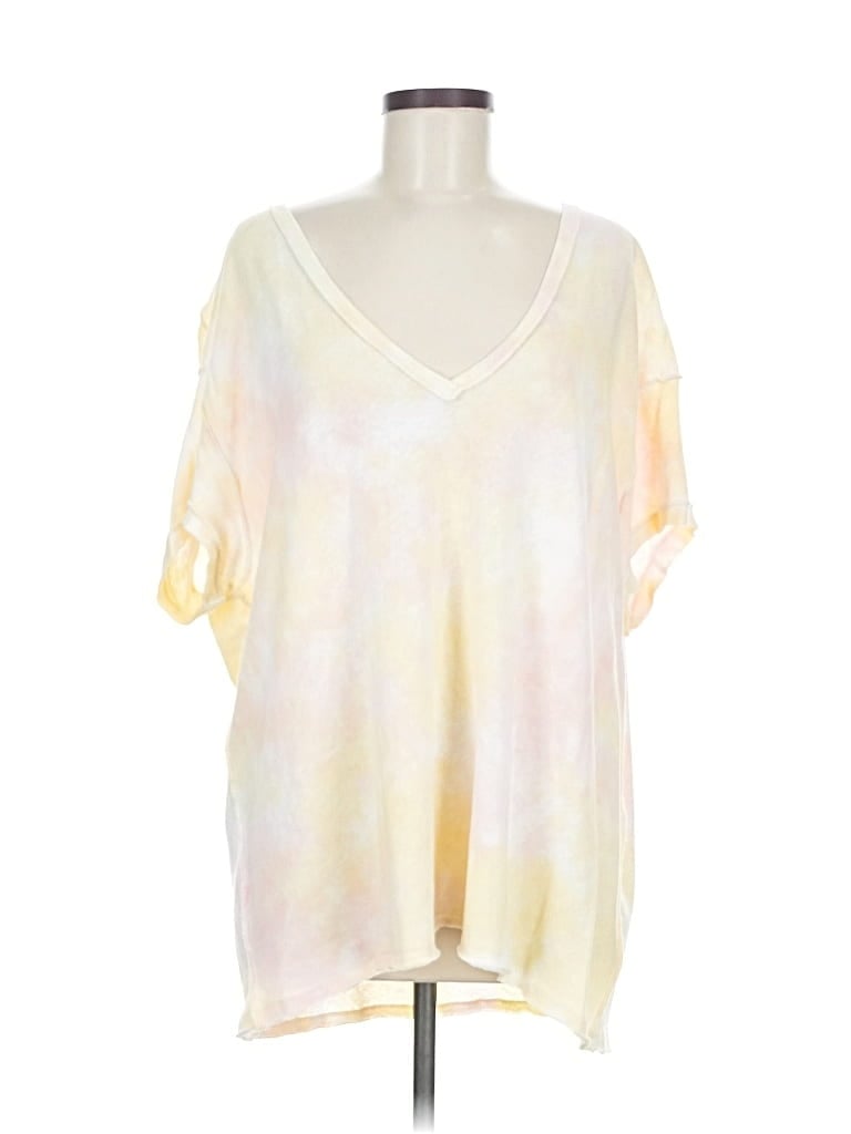 Pre-owned We The Free Short Sleeve T-shirt In Yellow