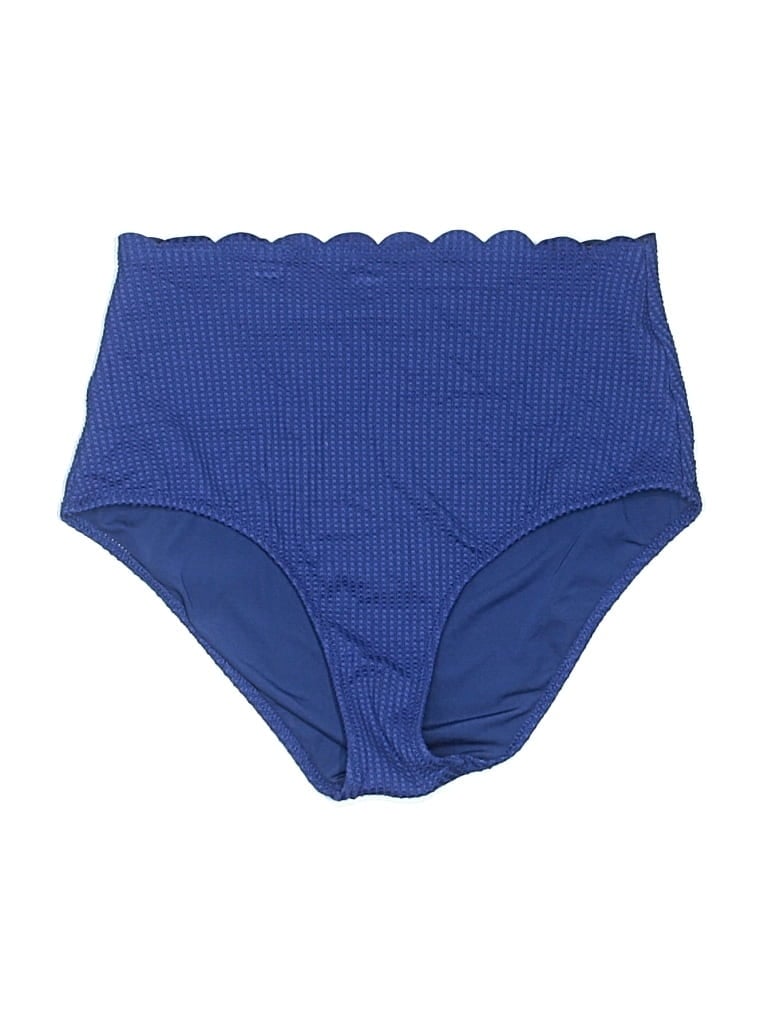 Pre-owned Aerie Swimsuit Bottoms In Blue
