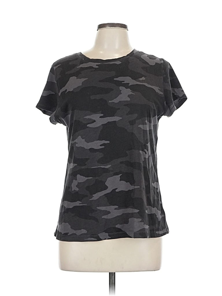 Pre-owned Athleta Short Sleeve T-shirt In Gray