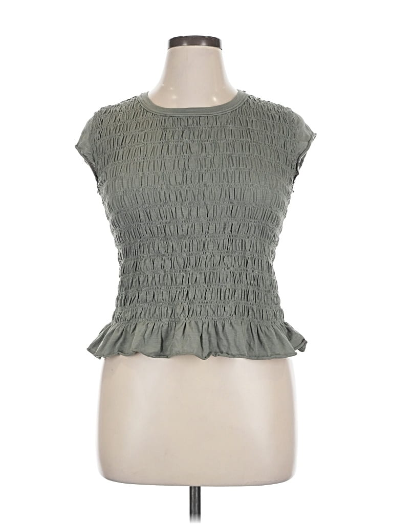 Pre-owned We The Free Sleeveless Blouse In Gray