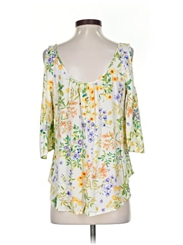 H.I.P. Happening in the Present 3/4 Sleeve Blouse (view 2)
