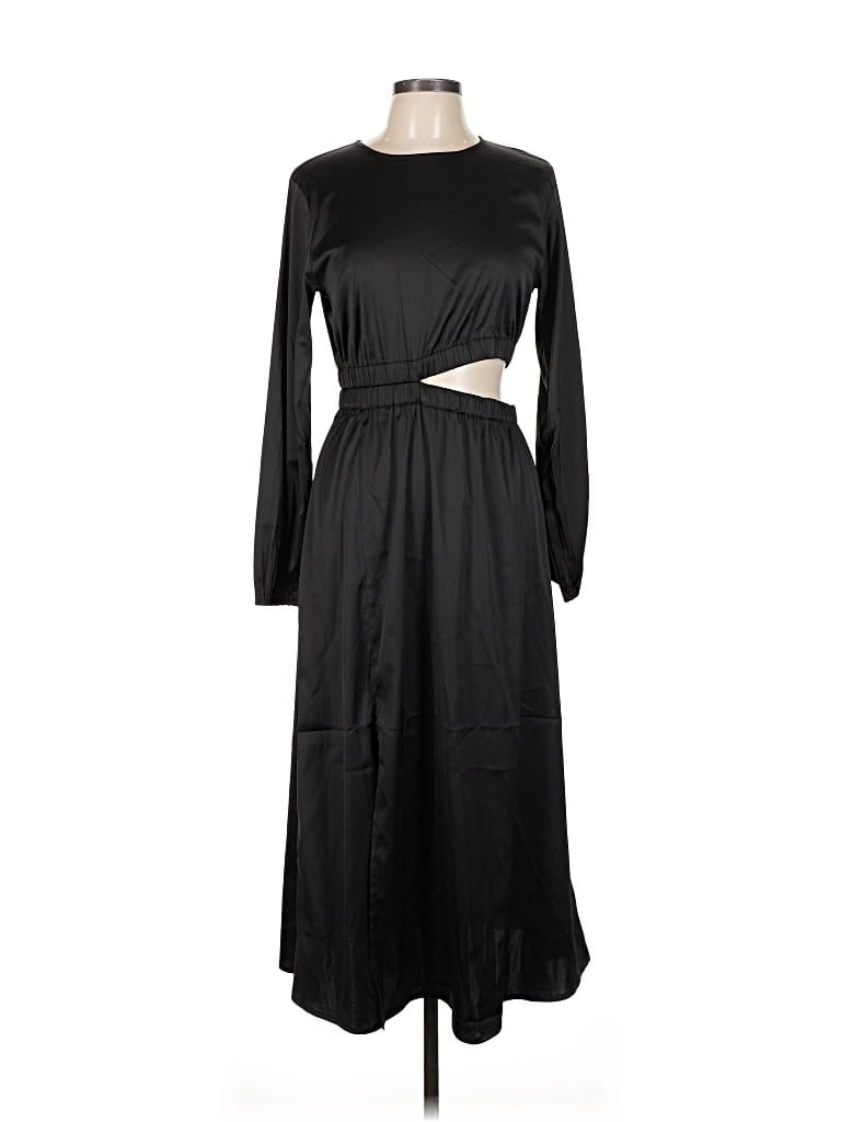 Pre-owned The Drop Casual Dress In Black