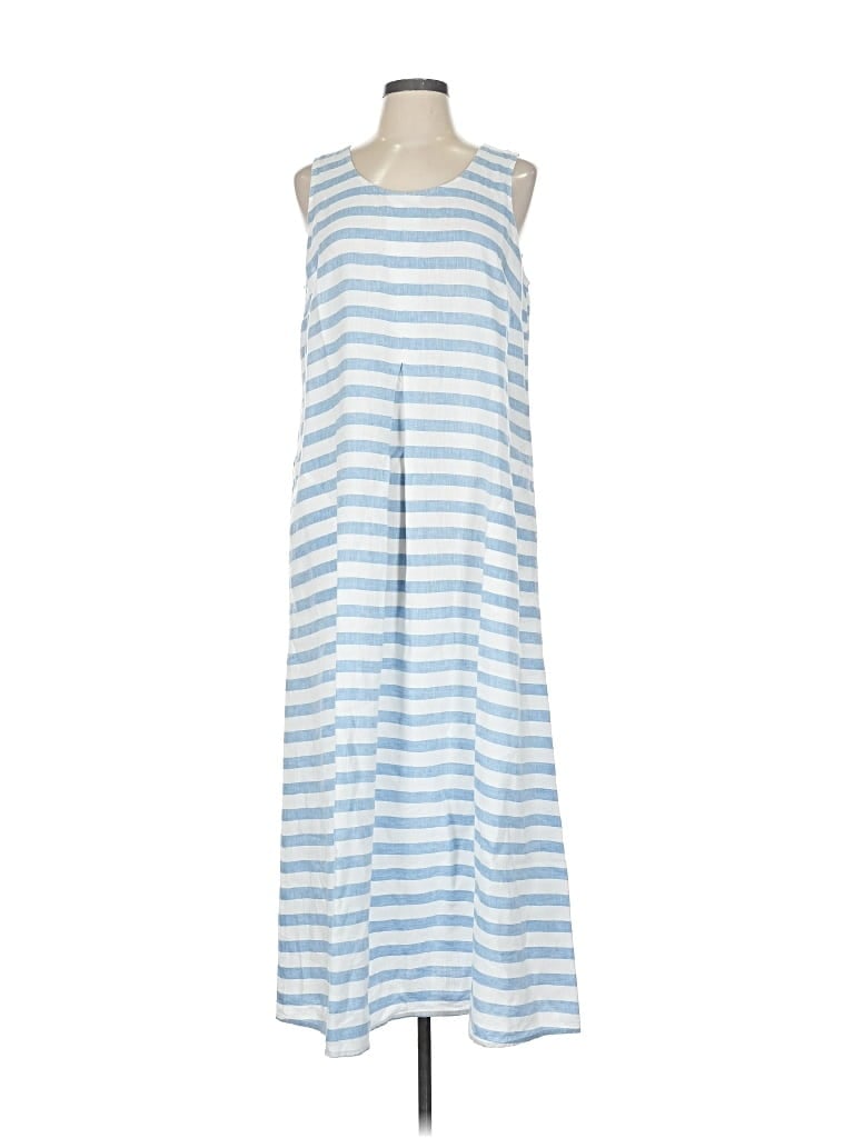 Pre-owned Jjill Casual Dress In Blue