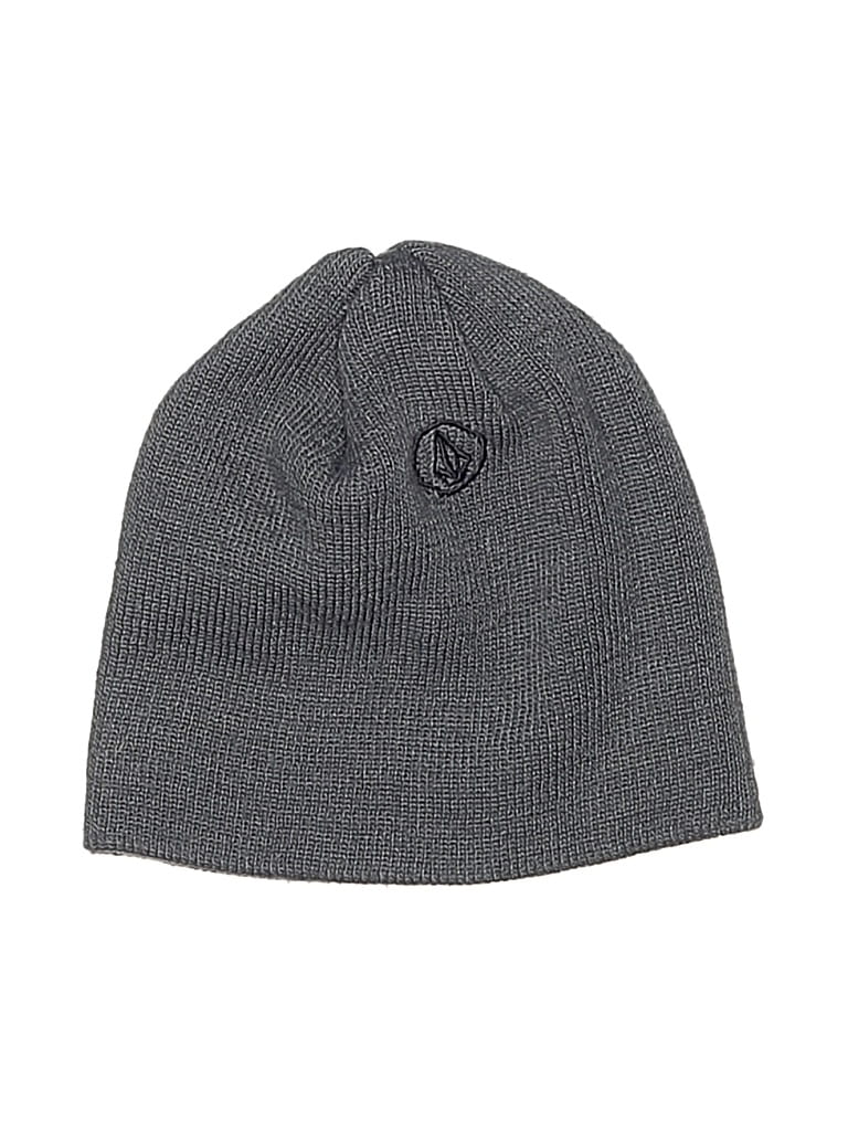 Pre-owned Volcom Kids' Beanie Hat In Gray