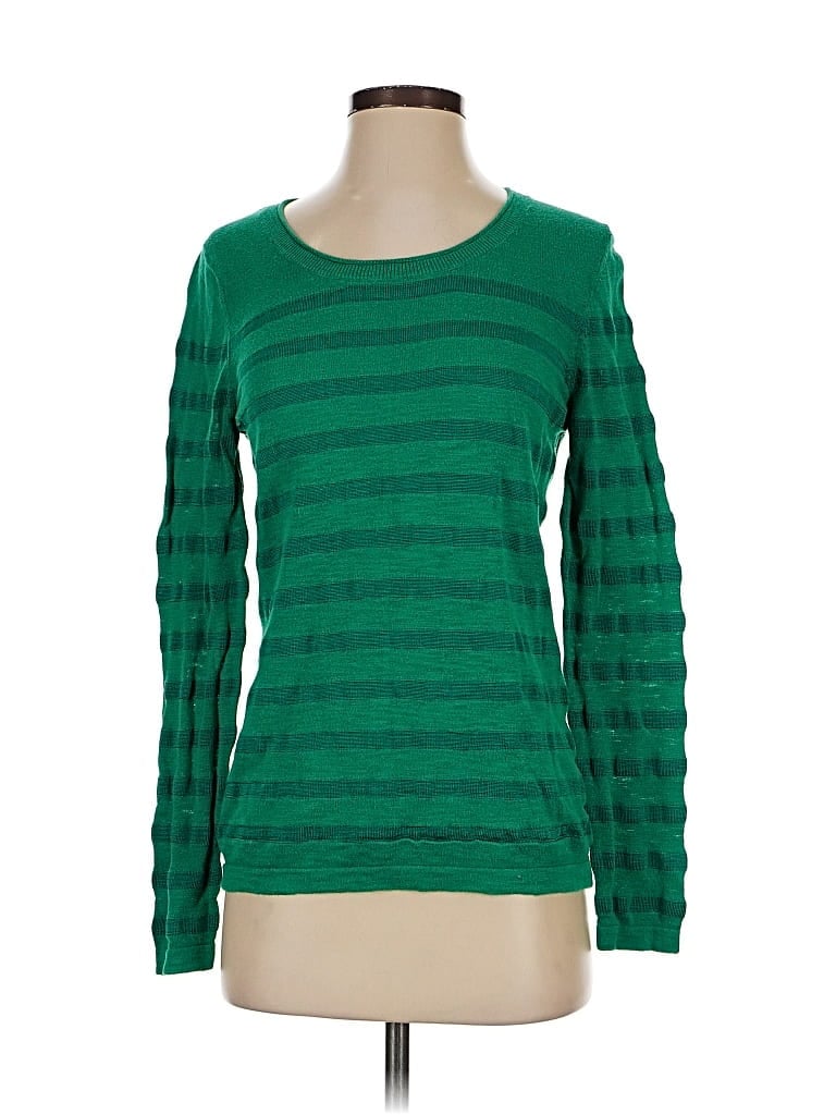 Pre-owned Banana Republic Factory Store Pullover Sweater In Green