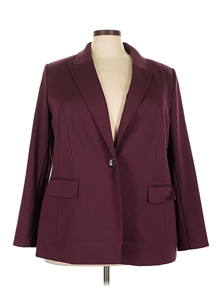 Pre-owned Lane Bryant Blazer Jacket In Brown
