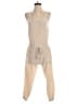 Vince. 100% Silk Solid Tan Jumpsuit Size 2 - photo 1