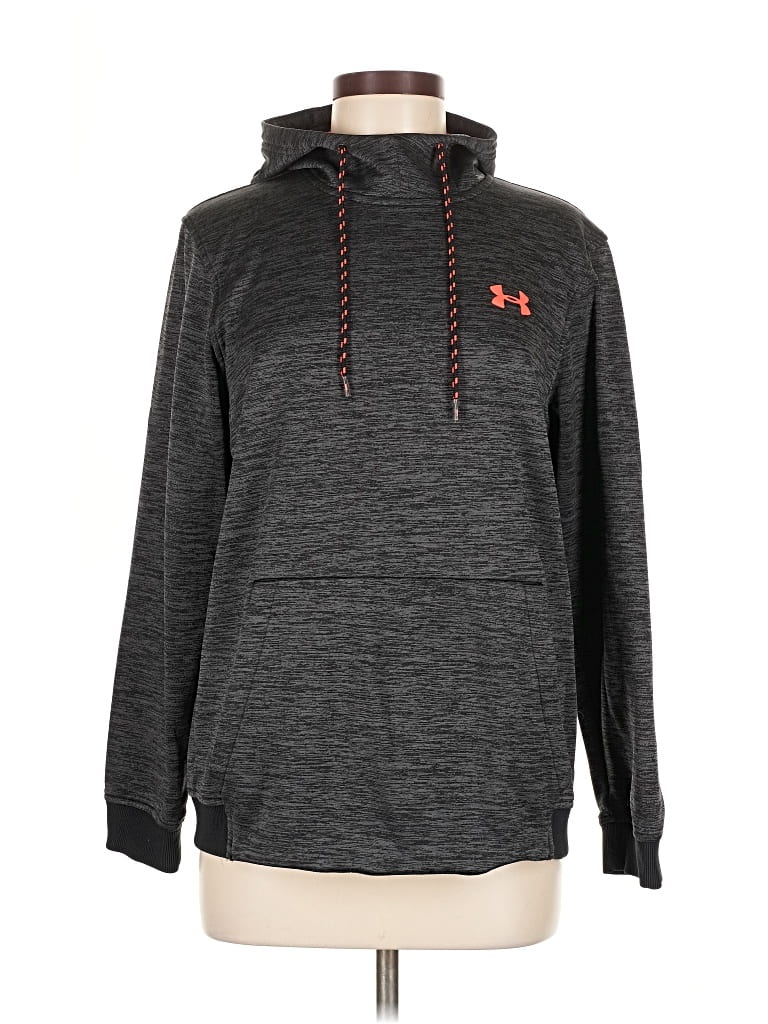 Pre-owned Under Armour Pullover Hoodie In Gray