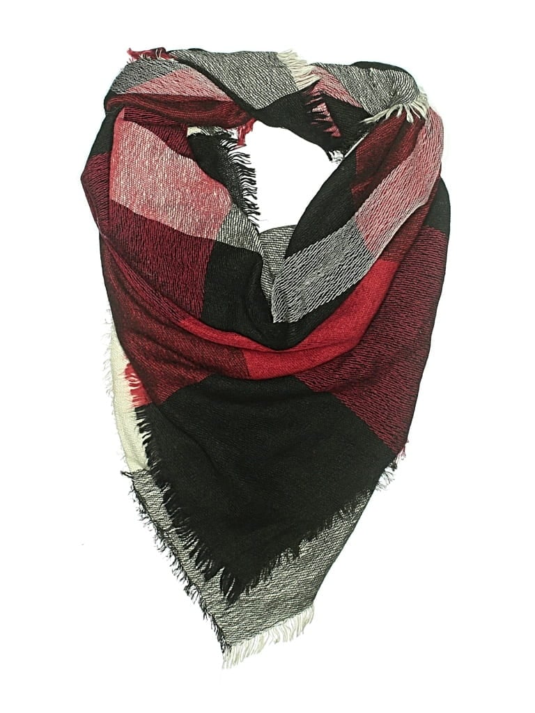 Pre-owned Collection 18 Scarf In Red