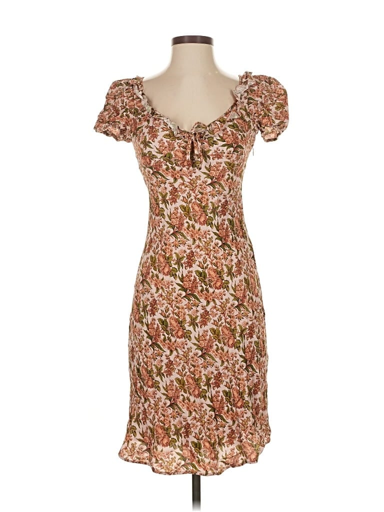 Pre-owned Sunday Best Casual Dress In Brown