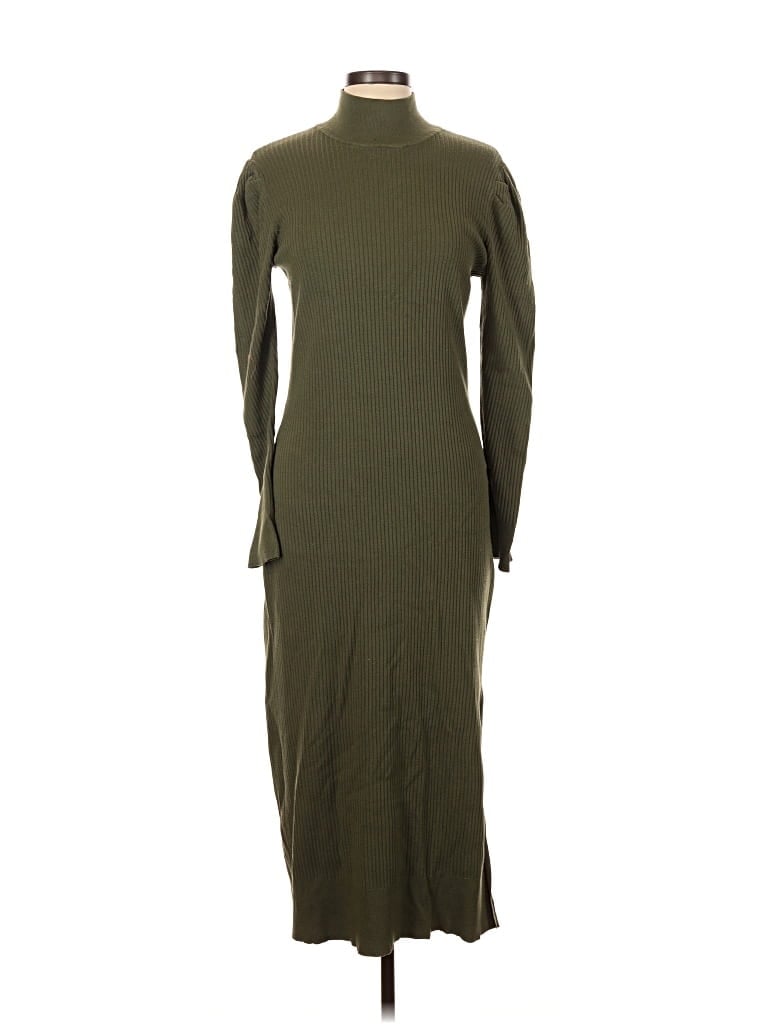 Pre-owned Who What Wear Casual Dress In Green