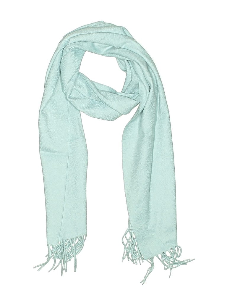 Pre-owned Assorted Brands Scarf In Blue