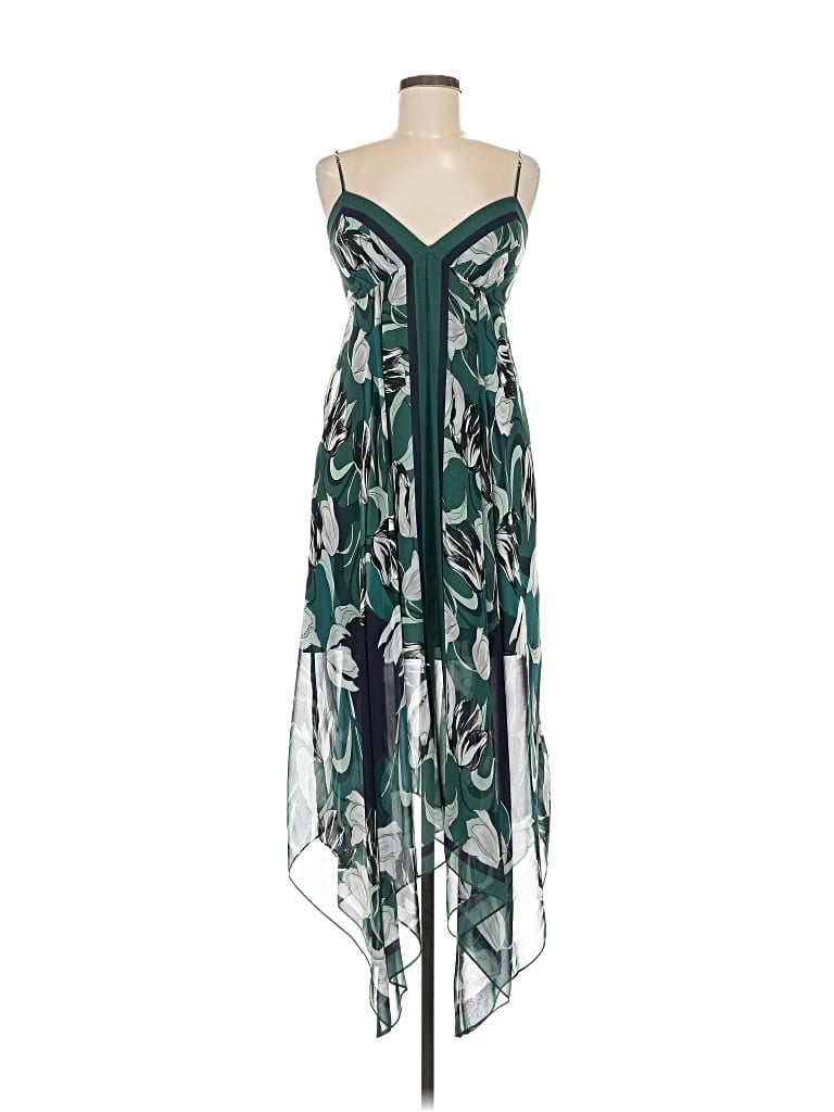 Pre-owned Bcbgmaxazria Cocktail Dress In Green