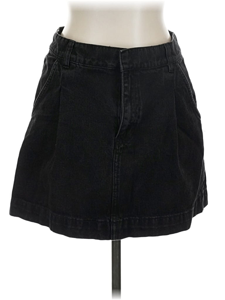 Pre-owned We The Free Denim Skirt In Black