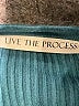 LIVE THE PROCESS Teal Turtleneck Sweater Size XS - photo 7