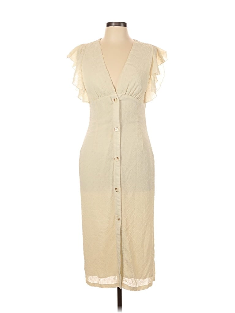 Pre-owned Shein Casual Dress In Brown