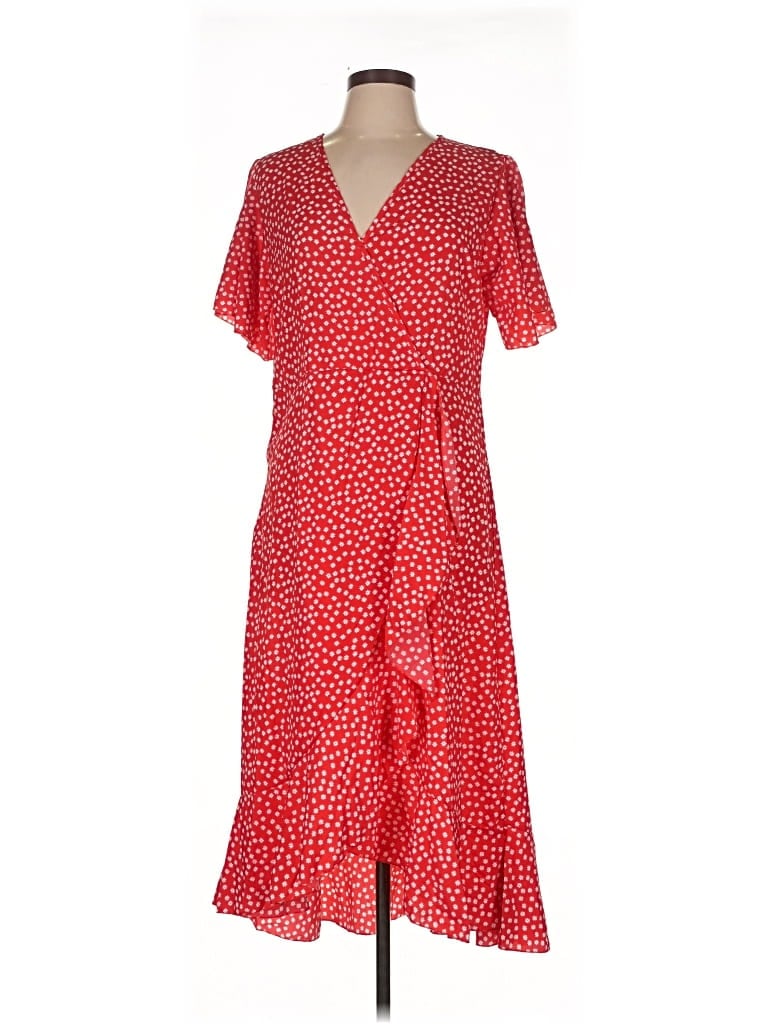 Pre-owned Anna-kaci Casual Dress In Red