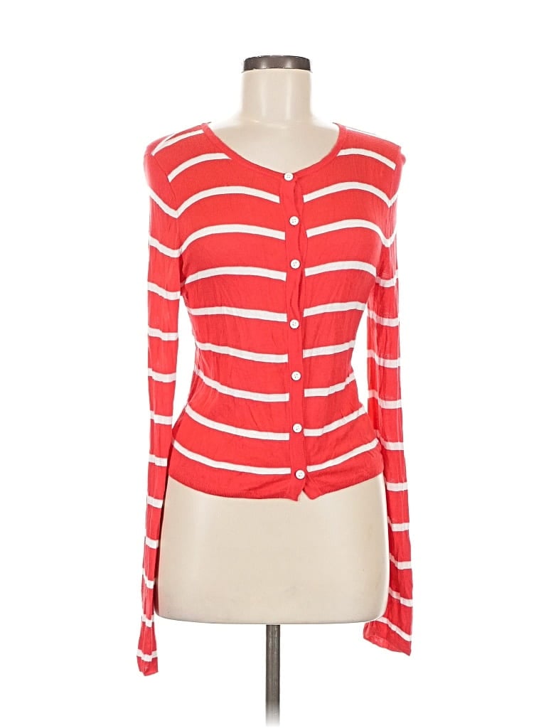 Pre-owned Wild Fable Cardigan Sweater In Red