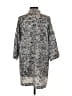 Victor Alfaro Collective 100% Polyester Paisley Gray 3/4 Sleeve Blouse Size S - photo 2