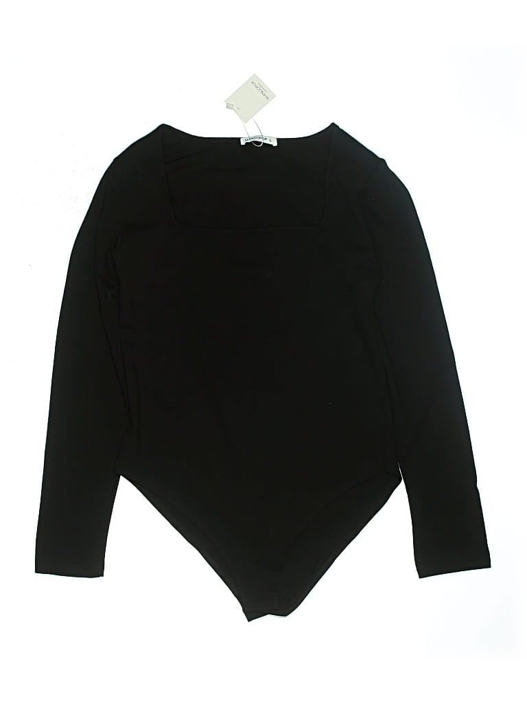 Pre-owned Mangopop Collection Bodysuit In Black