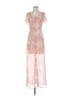 Express 100% Polyester Paisley Pink Cocktail Dress Size S - photo 1