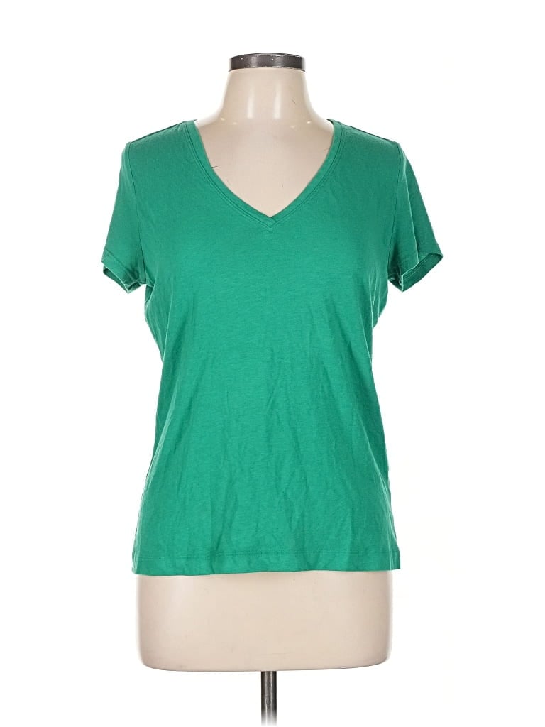 Pre-owned Banana Republic Factory Store Short Sleeve T-shirt In Green