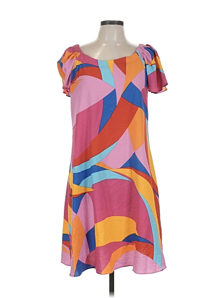 Pre-owned Signature By Robbie Bee Casual Dress In Pink