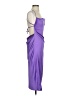 Danielle Bernstein Solid Purple Cocktail Dress Size S - photo 4