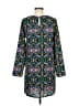 Everly 100% Polyester Print Blue Casual Dress Size M - photo 2