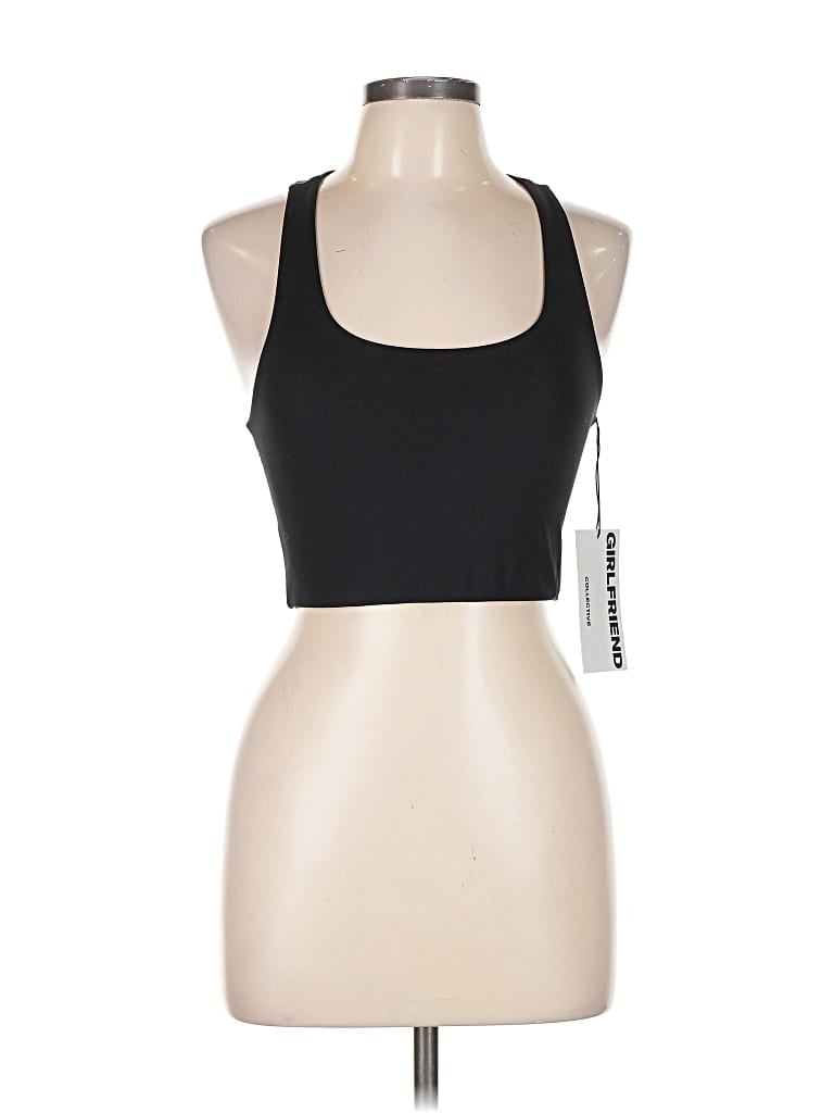 Pre-owned Girlfriend Collective Sports Bra In Black