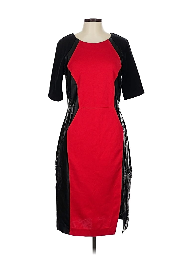 Pre-owned Nicole By Nicole Miller Cocktail Dress In Red
