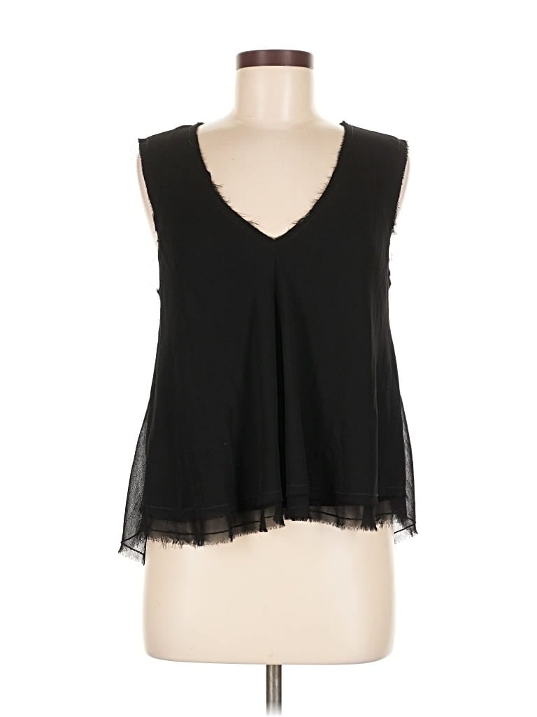 Pre-owned Rachel Rachel Roy Sleeveless Blouse In Black