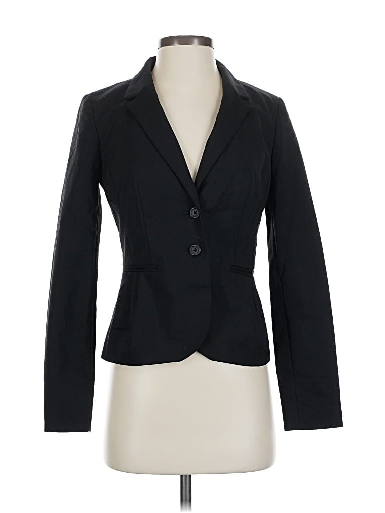 Pre-owned Elle Blazer Jacket In Black