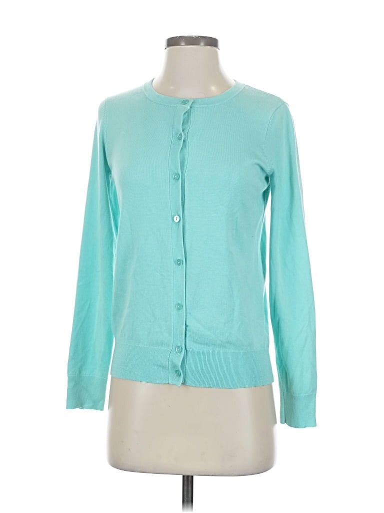 Pre-owned Time And Tru Cardigan Sweater In Blue