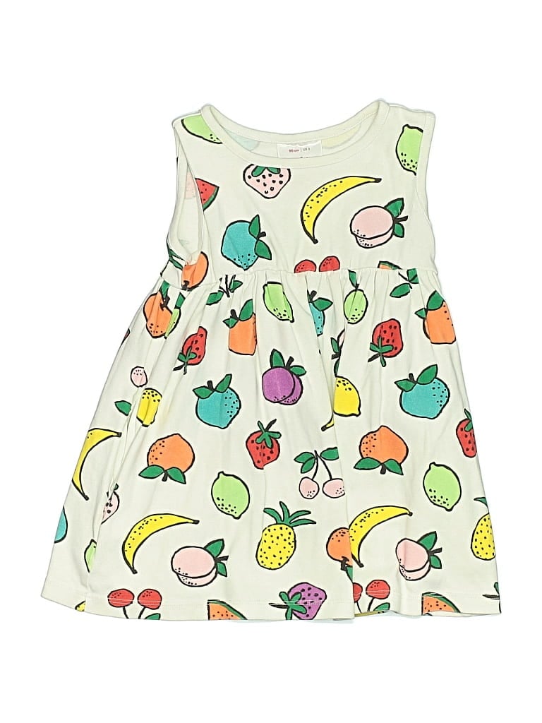 Pre-owned Hanna Andersson Kids' Dress In White